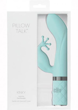Pillow Talk Kinky Dual Massager Teal Pillow Talk Kinky Dual Massager Teal