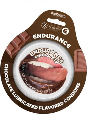 Endurance Condoms Chocolate 3 s Endurance Condoms Chocolate 3 s
