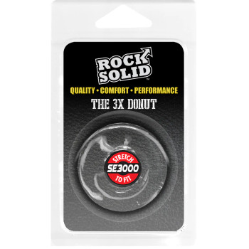 Rock Solid 3 Clear Donut Ring Rock Solid 3 Clear Donut Ring