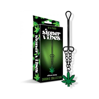 Stoner Vibes Chronic Collection Clitoral Clamp With Chain Stoner Vibes Chronic Collection Clitoral Clamp With Chain