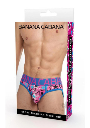Banana Cabana Eclips Bikini Md/lg Purple Banana Cabana Eclips Bikini Md/lg Purple