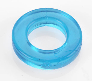 Spartacus Elastomer Cock Ring - Metro Blue