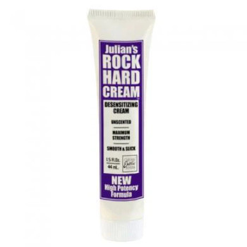 Julian's Rock Desensitizing Hard Cream 1.5 ounces - 716770014672 Julian's Rock Desensitizing Hard Cream 1.5 ounces - 716770014672