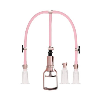 Pumped - Clitoral & Nipple Pump Set  Medium - Rose Pumped - Clitoral & Nipple Pump Set  Medium - Rose