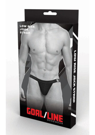 Goal Line Low Rise Jockstrap L/xl Blk Goal Line Low Rise Jockstrap L/xl Blk