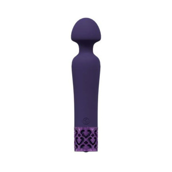 Royal Gems Scepter Silicone Rechargeable Vibrator Purple Royal Gems Scepter Silicone Rechargeable Vibrator Purple