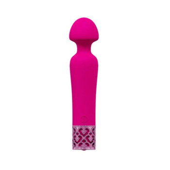 Royal Gems Scepter Silicone Rechargeable Vibrator Pink Royal Gems Scepter Silicone Rechargeable Vibrator Pink