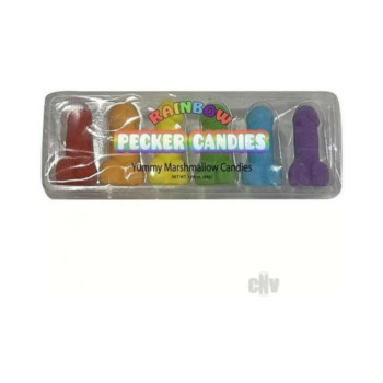 Rainbow Penis Marshmallow Candies