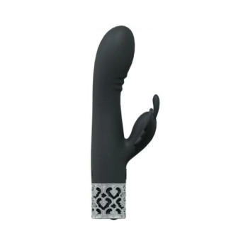 Royal Gems Monarch Silicone Rechargeable Vibrator Black Royal Gems Monarch Silicone Rechargeable Vibrator Black