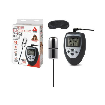 Lux Fetish Electro-sex Shock Bullet With Remote Control