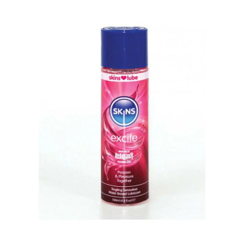 Skins Excite Tingling Water-based Lubricant 4 Oz. Skins Excite Tingling Water-based Lubricant 4 Oz.