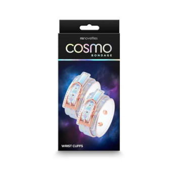Cosmo Bondage Wrist Cuffs Rainbow