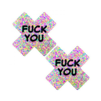 Neva Nude F*ck You Sprankles 3d Neon Blacklight X Factor Nipple Pasties Neva Nude F*ck You Sprankles 3d Neon Blacklight X Factor Nipple Pasties
