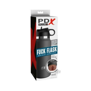 Pdx Plus Fuck Flask Secret Delight Stroker - Brown/grey Pdx Plus Fuck Flask Secret Delight Stroker - Brown/grey