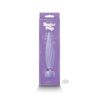 Sugar Pop Twist Gyrating Vibrator Purple Sugar Pop Twist Gyrating Vibrator Purple
