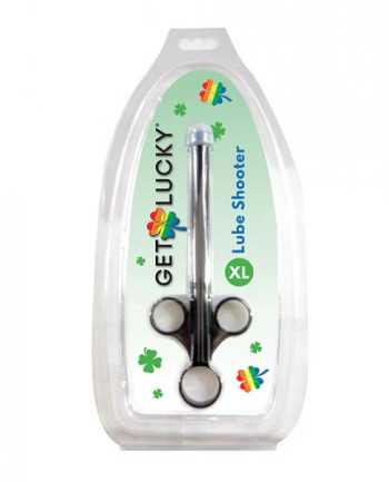 Voodoo Get Lucky Lube Shooter - Xl Black Voodoo Get Lucky Lube Shooter - Xl Black