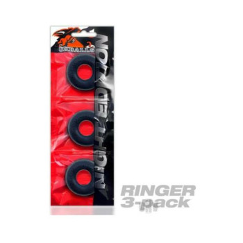 Oxballs Ringer Cockring 3-pack Plus+silicone Special Edition Night Oxballs Ringer Cockring 3-pack Plus+silicone Special Edition Night