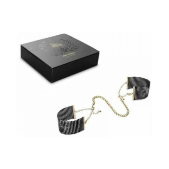 Bijoux Indiscrets Desir Metallique Mesh Handcuffs Black Bijoux Indiscrets Desir Metallique Mesh Handcuffs Black