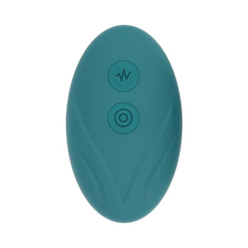 Evolved Oval Office Rechargeable Vibrating Egg Vibe With Remote Silicone Teal Evolved Oval Office Rechargeable Vibrating Egg Vibe With Remote Silicone Teal