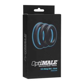 Optimale 3 C-ring Thick Set Black Optimale 3 C-ring Thick Set Black