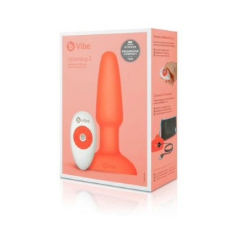 B-vibe Rimming Plug 2 Orange