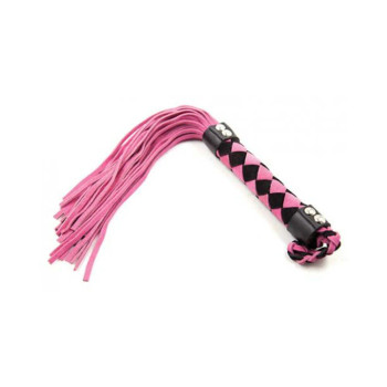 Ple'sur 15.5 In. Leather Flogger Pink Ple'sur 15.5 In. Leather Flogger Pink
