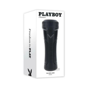 Playboy The Urge Large Stroker Non Vibrating Tpe Black Playboy The Urge Large Stroker Non Vibrating Tpe Black