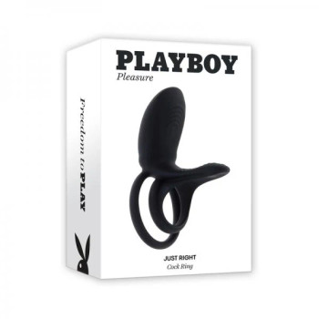 Playboy Just Right Rechargeable Silicone C-ring Playboy Just Right Rechargeable Silicone C-ring