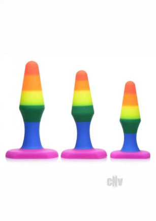 Frisky Rainbow Silicone Anal Trainer Set Frisky Rainbow Silicone Anal Trainer Set