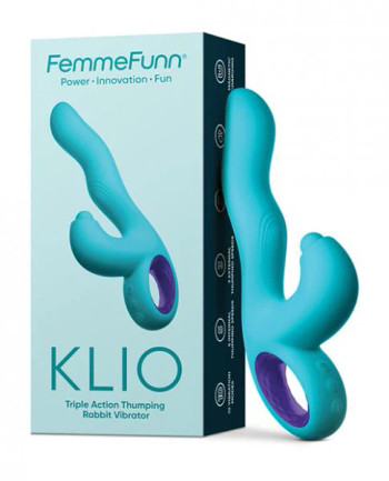Femme Funn Klio Triple Action Rabbit - Turquoise Femme Funn Klio Triple Action Rabbit - Turquoise