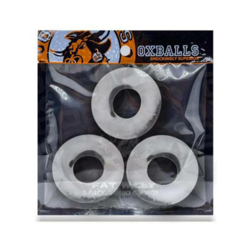 Oxballs Fat Willy 3-pack Jumbo Cockrings Flextpr Clear Oxballs Fat Willy 3-pack Jumbo Cockrings Flextpr Clear