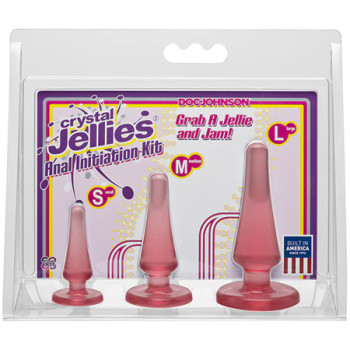 Crystal Jellies Anal Initiation Kit Pink Crystal Jellies Anal Initiation Kit Pink
