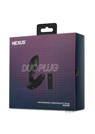 Nexus Duo Plug Md Black Nexus Duo Plug Md Black