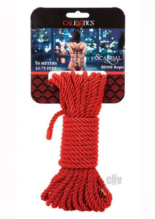 Scandal Bdsm Rope 10m Red Scandal Bdsm Rope 10m Red