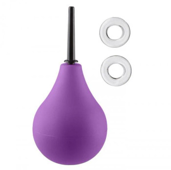 Cloud 9 Fresh + Deluxe Anal Soft Tip Enema Douche 7.6oz EZ Squeeze Bulb & 2 C-rings - 685239852653 Cloud 9 Fresh + Deluxe Anal Soft Tip Enema Douche 7.6oz EZ Squeeze Bulb & 2 C-rings - 685239852653