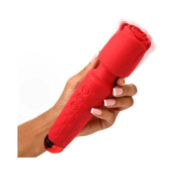 Deluxe Silicone Rose Wand Deluxe Silicone Rose Wand