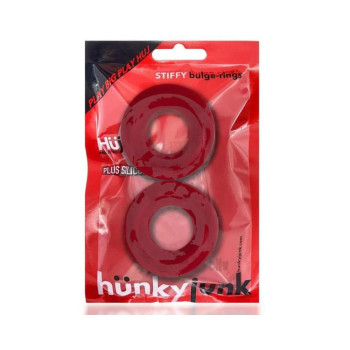 Oxballs Stiffy 2-pack Bulge Cockrings Silicone Tpr Cherry Ice Oxballs Stiffy 2-pack Bulge Cockrings Silicone Tpr Cherry Ice
