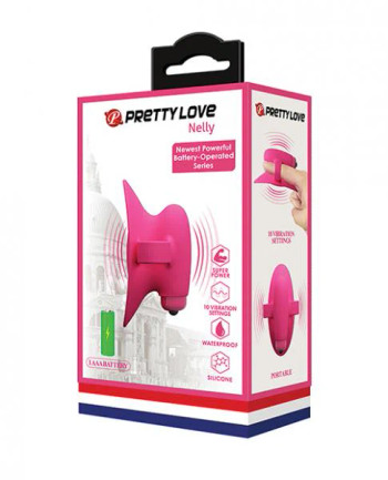Pretty Love Nelly Finger Battery Vibe - Pink Pretty Love Nelly Finger Battery Vibe - Pink