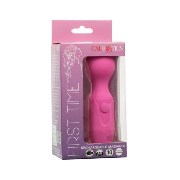 First Time Rechargeable Vibrator Massager - Pink