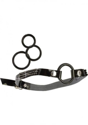 Open Ring Gag with Interchangeable Rings - 716770059291