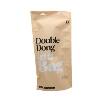 In A Bag Double Dong 13in Clear In A Bag Double Dong 13in Clear