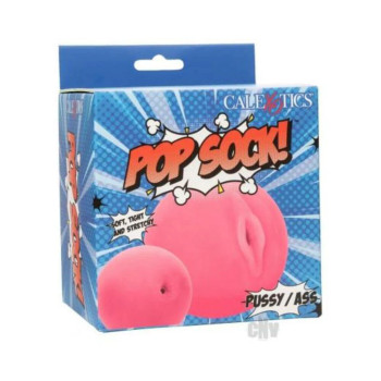 Pop Sock! Pussy & Ass Ball Masturbator - Pink Pop Sock! Pussy & Ass Ball Masturbator - Pink