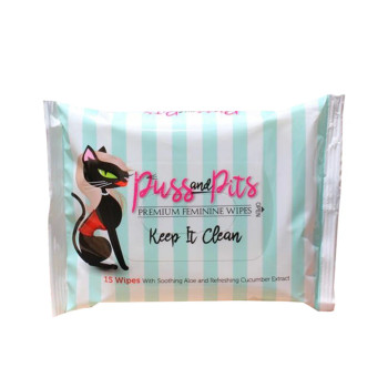 Puss and Pits Wipes 15pk Puss and Pits Wipes 15pk