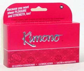 Kimono Lubricated Condom 12 Pk - 016169010125