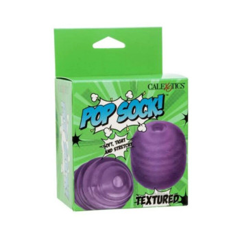 Pop Sock Textured Masturbator - Purple Pop Sock Textured Masturbator - Purple