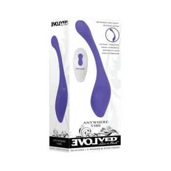 Evolved Anywhere Vibe Rechargeable Silicone Blue Evolved Anywhere Vibe Rechargeable Silicone Blue