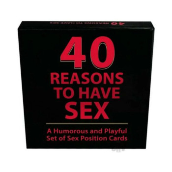 40 Reasons To Have Sex Cards 40 Reasons To Have Sex Cards