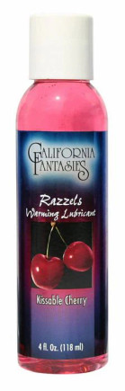 Razzels Warming Lubricant - 4 oz Kissable Cherry Razzels Warming Lubricant - 4 oz Kissable Cherry