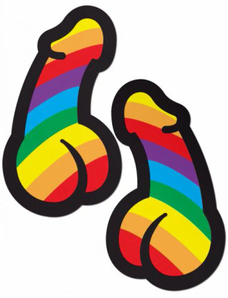 Pastease Rainbow Pride Dick Pasties Pastease Rainbow Pride Dick Pasties
