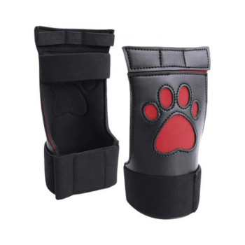 Ouch Neoprene Puppy Paw Gloves Red Ouch Neoprene Puppy Paw Gloves Red